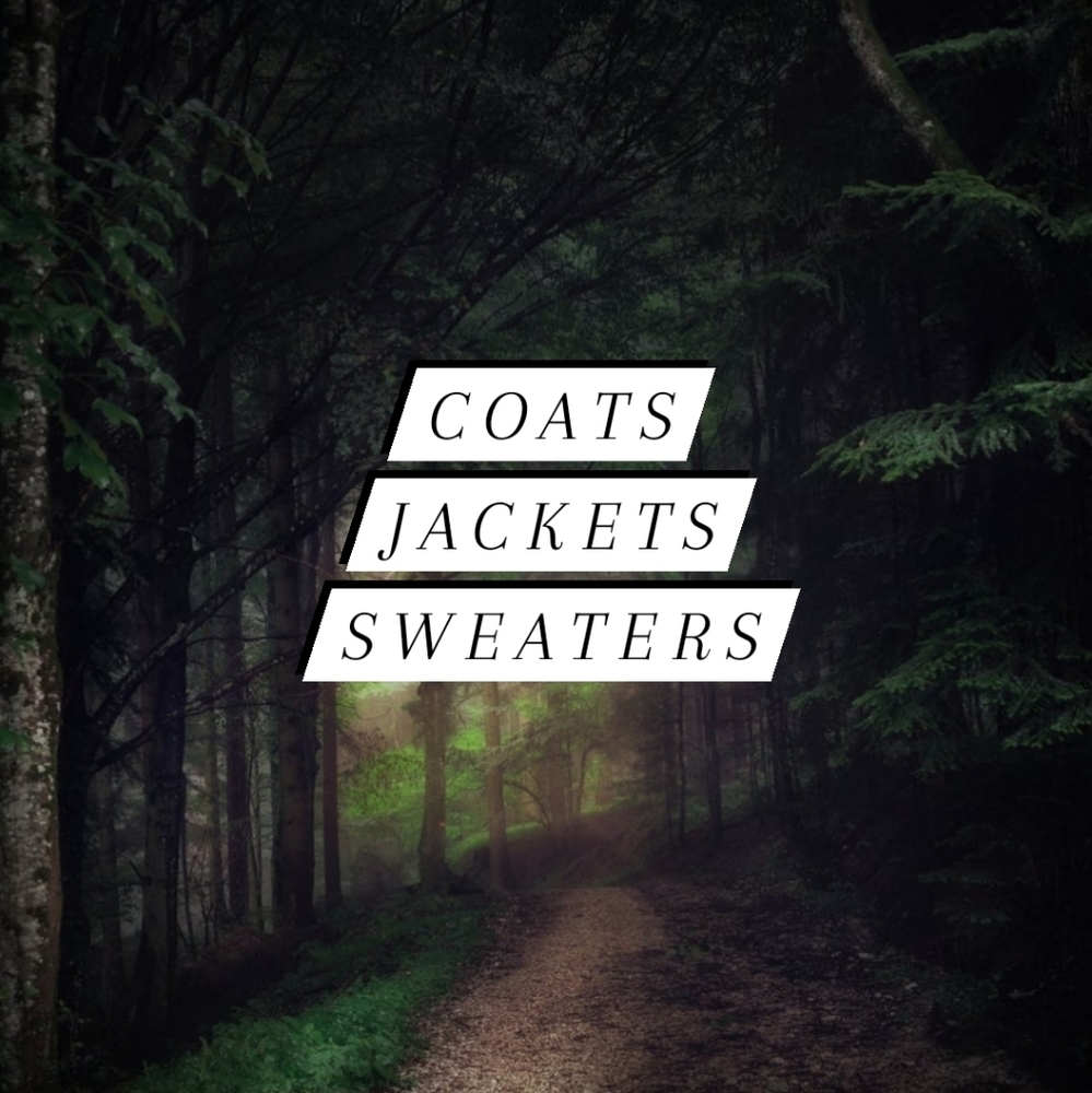 Coats, jackets, sweaters